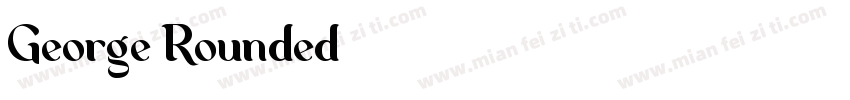 George Rounded字体转换
